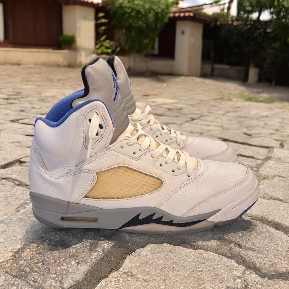 Size 12 Air Jordan 5 Retro ‘Stealth 2.0’ 2020 | DD0587 140 White Blue